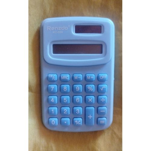 Petite calculatrice basique bleu