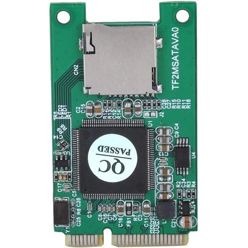 Convertisseur D'Adaptateur Cartes Sd Cf Carte Micro Sd Tf Vers Mini Pci-E Convertisseur D'Adaptateur Ssd Msata Ssd Pour Pc Pour Windows Et Linux[MEM6171276]
