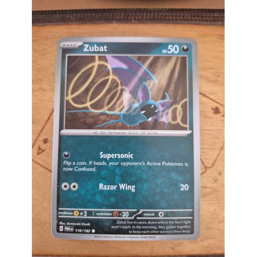 Carte Pokémon Zubat 110/182 -- Nosferapti