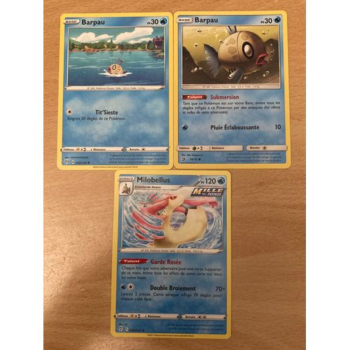 (2882) 2x Barpau + Milobellus (Pokemon) 