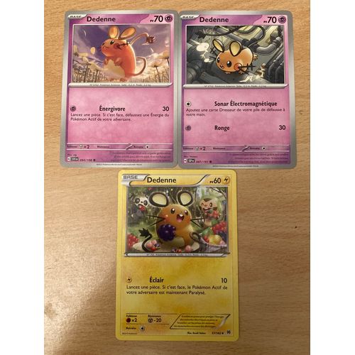 (941) 3x Dedenne (Pokemon) 