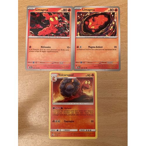 (394) 2x Limagma + Volcaropod (Pokemon) 