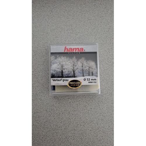 Hama - 81152 - Filtre degrade gris fonce - 52,0 mm