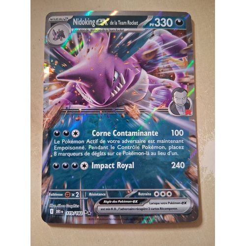Nidoking De La Team Rocket Ex 119 182 Destinee Rivalites
