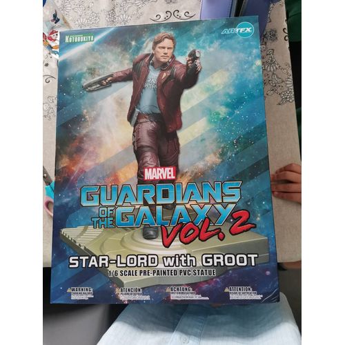Figurine Star Lord Et Groot Kotobukiya
