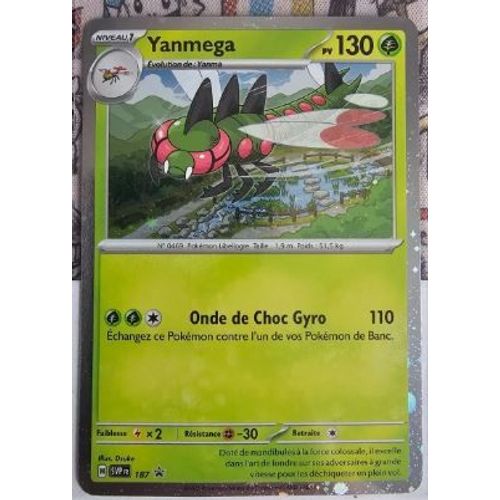 Pokémon Yanmega Svp 187 Promo Holo Ecarlate & Violet