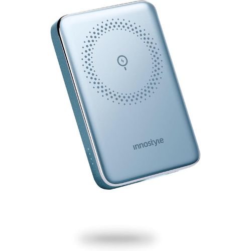 Powerbank Powermag Slim, Induction Rapide 10000mah, Charge Rapide, Batterie Externe Pour Iphone 16/15/14/13, Usb-C, Bleu[Ind6171070]