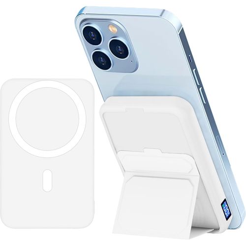 Batterie Externe Avec Magsafe, 10000mah Power Bank Magnétique Sans Fil Avec Support Pliable,Pd 22.5w Charge Rapide Powerbank,Chargeur Portable Compatible Pour Iphone 15/15pro Max/1[Ind6171310]