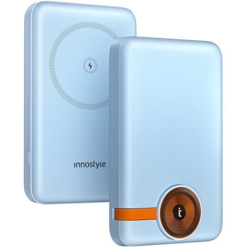 Magsafe Powerbank Powerduo 2-En-1, Induction Rapide Pour Iphone, Watch 10000mah, Chargement Rapide, Batterie Externe Pour Iphone 16/15/14/13, Usb-C[Ind6171391]
