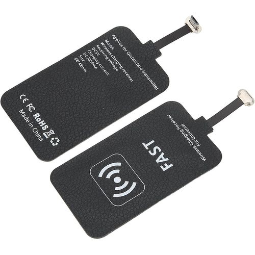 Récepteur Qi Micro Usb, Récepteur De Sans Fil 5v 2a 10w, Puce De Récepteur De Chargeur Sans Fil Qi, Prise Pliable, Pour Téléphone À Interface Inversée Micro Usb[Ind6171359]