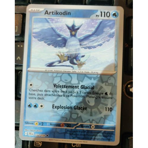 Pokémon Artikodin 032 / 159 Reverse Aventures Ensemble Ev09