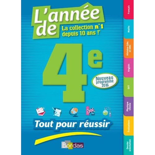 L'année De 4e - Ouvrage D'entraînement