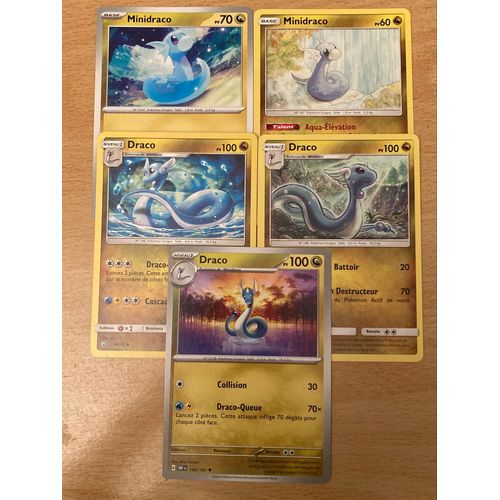 (1113) 2x Minidraco + 3x Draco (Pokemon) 