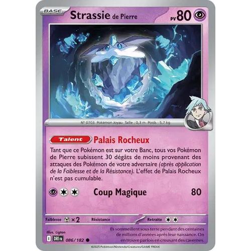 Carte Pokémon - Strassie De Pierre - 086/182 - Ev10 Rivalités Destinées