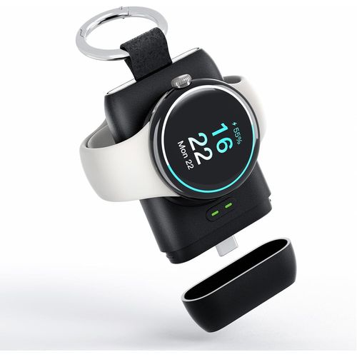 Chargeur Pour Pixel Watch, 1400 Mah Chargeur Pixel Watch Avec Porte-Clés, Chargeur Google Watch Portable De Voyage, Chargeur Sans Fil Magnétique Usb C Pour Google Pixel Watch[Ind6171307]