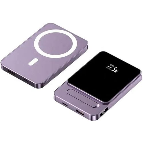 Powerbank Sans Fil 5000 Mah Boostcharge 15w Chargeur Sans Fil Magnétique/Charge Super Rapide 22,5w/Sans Fil 2 En 1 \U2013 Compatible Avec Iphone 16,15,14,13,12 (+Modèles Pro/Max)[Ind6171365]