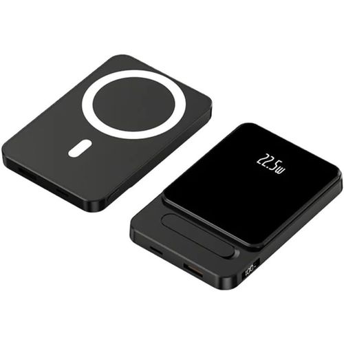 Powerbank Sans Fil 5000 Mah Boostcharge 15w Chargeur Sans Fil Magnétique/Charge Super Rapide 22,5w/Sans Fil 2 En 1 ¿ Compatible Avec Iphone 16,15,14,13,12 (+Modèles Pro/Max), Airpo[Ind6171363]