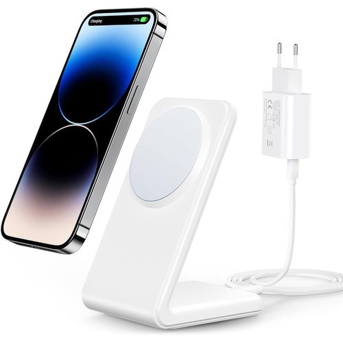 Chargeur Sans Fil Magnétique Pour Iphone 15/14/13/12 Séries Charge Rapide Avec Adaptateur Usb-C Pd3.0 20w Et Câble De Charge Magsafe Station De Charge Pour Iphone 15 Pro Max Plus M[Ind6170971]