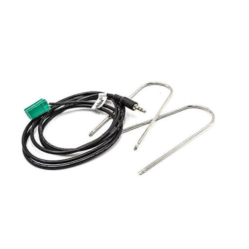 Adaptateur Audio VHBW AUX Câble Autoradio (120 cm) compatible avec Renault à partir de 2005 Traffic, Megane, Laguna, Kangoo, Espace, Clio Autoradio