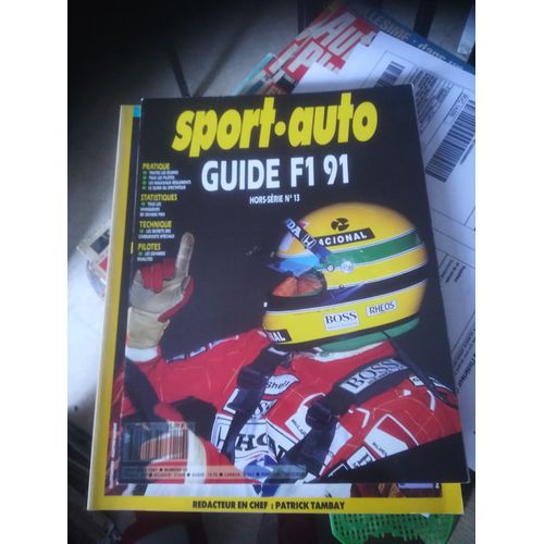 Sport Auto Hors Serie 13 De 1991 Guide F1,Pilotes,Ecuries