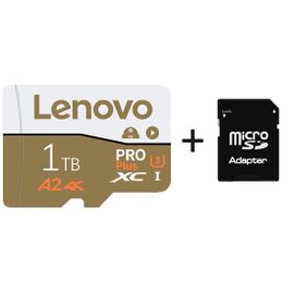Carte MicroSD Lenovo 1 To PRO Plus A2 V30 U3 + Adaptateur SD Ultra Rapide & Haute Capacité