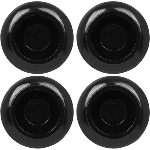 YEMAESRE-Roulettes Tasses De Piano Droit, Protections De Sol Pour Piano, Tampons De Protection Pour Pieds De Meuble, Protège Les Sols, Carrelages Et Tapis Des Dommages Causés Par Le Piano, Noir, 4 Pi