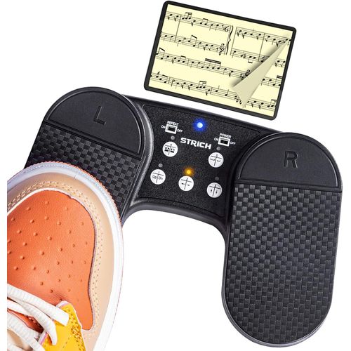 YEMAESRE-Pédale De Tournage De Page Sans Fil Pour Ipad, Pédale De Musique Rechargeable, Pédale Usb Silencieuse Pour Tablettes, Smartphones, Ipad Pro, Plateformes Multimédias, Pc, Spt-10