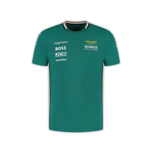 T-Shirt De L'équipe Aston Martin Officiel Formule 1 Homme Vert