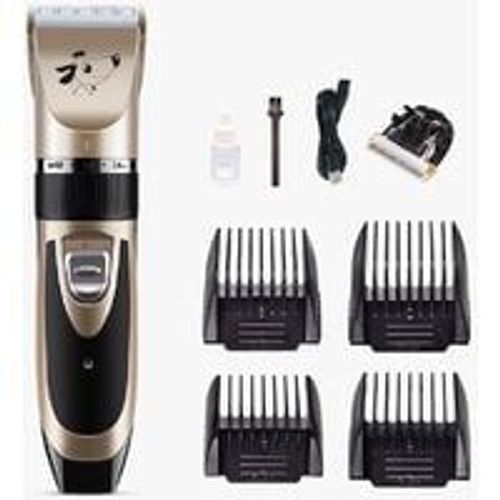 Tondeuse Animaux Domestiques - 5 Guides De Coupe Inclus - Sans Vibration