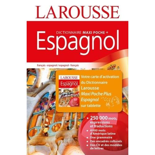 Dictionnaire Maxi Poche + Français-Espagnol Et Espagnol-Français - Avec Carte D'activation