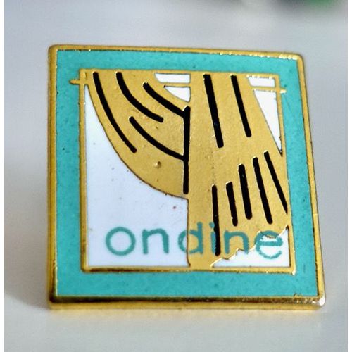 Pins Ondine, Théâtre Giraudoux. Pin'S Doré, Belle Qualité Egf. Rare.