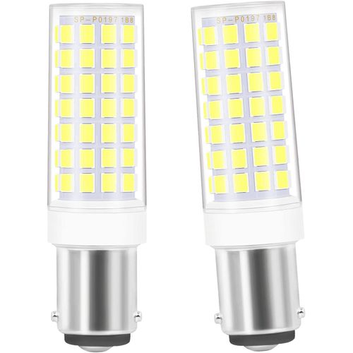 LETNERNY-Ampoule Led B15D 5W, 550Lm, Led B15D Blanc Froid 6000K, Équivalen 40W-60W Halogène, Ac 220-240V, Lampe Led B15D Dimmable Pour Lustres, Lampes De Pay , Appliques Murales, Lot De 2
