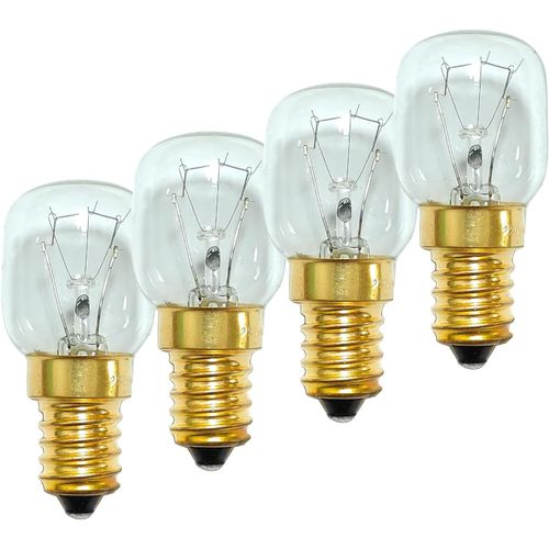 Letnerny-Ampoule E14 Dimmable 300° Pour Lampe De Sel, Four, Frigo - Blanc Chaud 2700k - Compatible Micro-Ondes, Réfrigérateur, Machine À Coudre