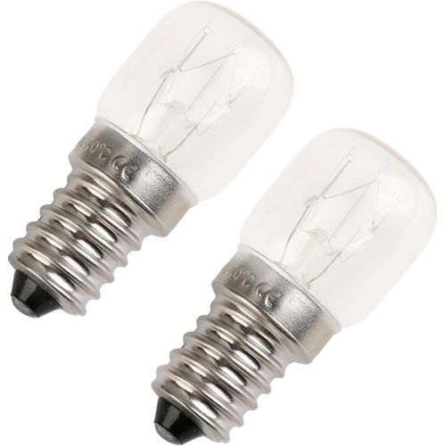 Letnerny-Lot De 2 Ampoules Pour Four Et Micro-Ondes, E14 St22, 15w, 220-240v, 60lm, 2700k, Résistantes Aux Hautes Températures Jusqu'à 300°C, Lumière Blanche C , Idéal Pour Bbq Four Sauna Lampe À Sel