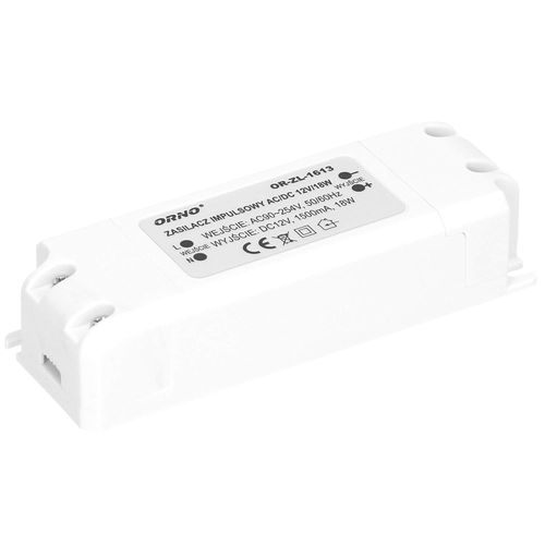 Letnerny-Transformateur 12v (90vac-254vac À 12vdc) Pour G4 Mr11 Mr16 Gu5.3 Led Ampoules Ou Bandes De Led (6w-50w), Ip20 (18w)