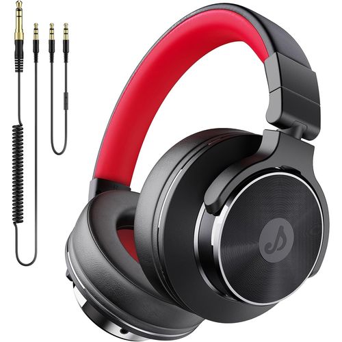 LETNERNY-Casque Supra-Auriculaire Avec Câble - Pilote De 50 Mm - Casque Dj Professionnel - Jack 3,5 Mm/6,35 Mm - Port Partagé - Casque Dj - Pour Studio, Podcast, Moniteur, Pc, Téléphone Portable