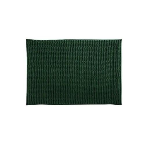 Tapis De Bain Microfibre Chenille 40x60cm Vert Foncé Msv