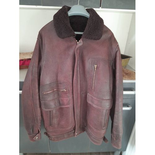 Blouson Cuir Homme