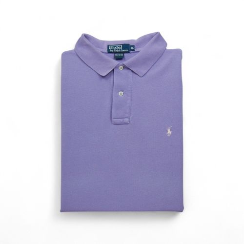 Reconditionné - Polo Manches Courtes Homme Violet - Taille Xl - Homme - Violet