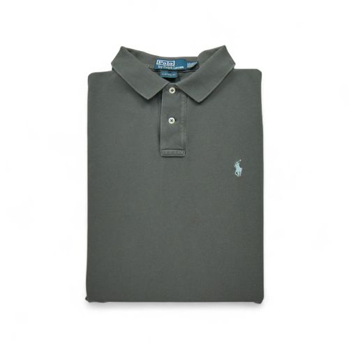 Reconditionné - Polo Manches Courtes Homme Custom Fit - Taille 2xl - Homme - Gris