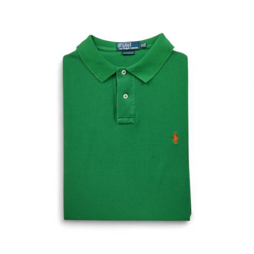 Reconditionné - Polo Manches Courtes Homme Custom Fit - Taille 2xl - Homme - Vert