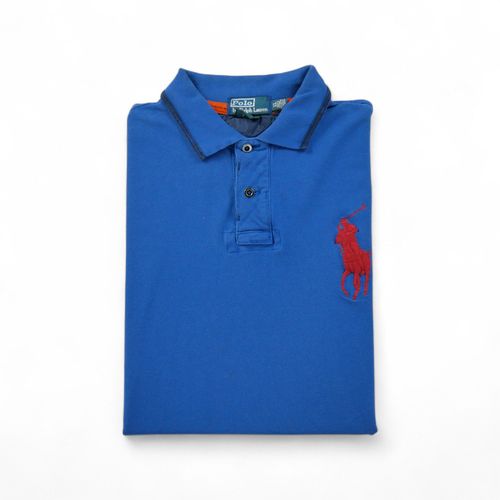 Reconditionné - Polo Manches Courtes Homme Big Pony - Taille Xl - Homme - Bleu
