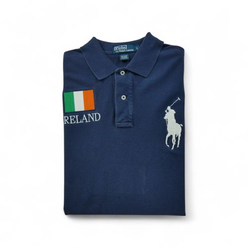 Reconditionné - Polo Manches Courtes Homme Ireland - Taille L - Homme - Marine