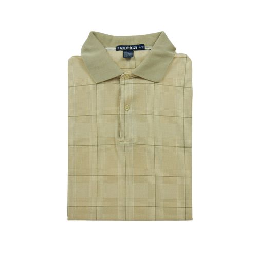 Reconditionné - Polo Manches Courtes Homme Beige - Taille L - Homme - Beige