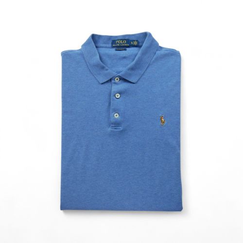 Reconditionné - Polo Manches Courtes Homme Classic Fit - Taille Xl - Homme - Bleu