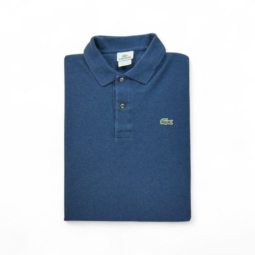 Reconditionné - Polo Manches Longues Homme Marine - Taille M - Homme - Marine