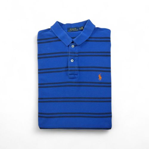 Reconditionné - Polo Manches Courtes Homme Bleu - Taille Xl - Homme - Bleu