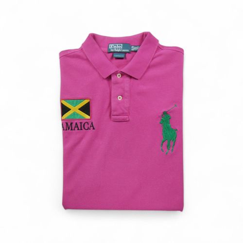 Reconditionné - Polo Manches Courtes Homme Jamaica - Taille Xl - Homme - Rose