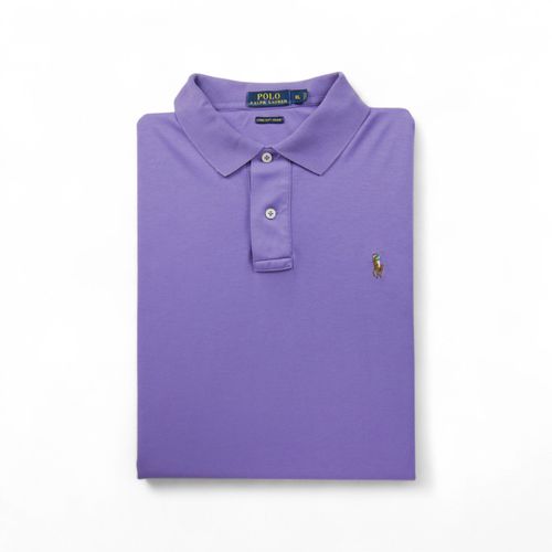 Reconditionné - Polo Manches Courtes Homme Violet - Taille Xl - Homme - Violet
