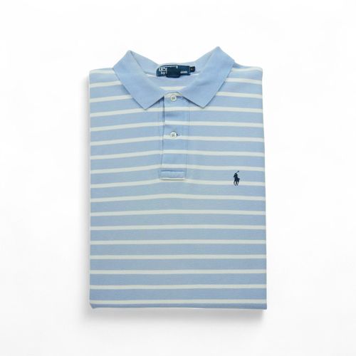 Reconditionné - Polo Manches Courtes Homme - Taille L - Homme - Bleu Clair